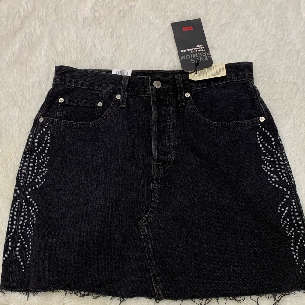 Levi’s deconstructed skirt